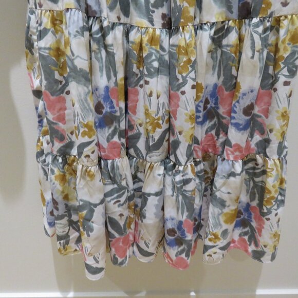 BALTIC BORN Marta Smocked Midi Dress in Multi Floral Cottage Boho Trad Wife XL - Picture 8 of 14